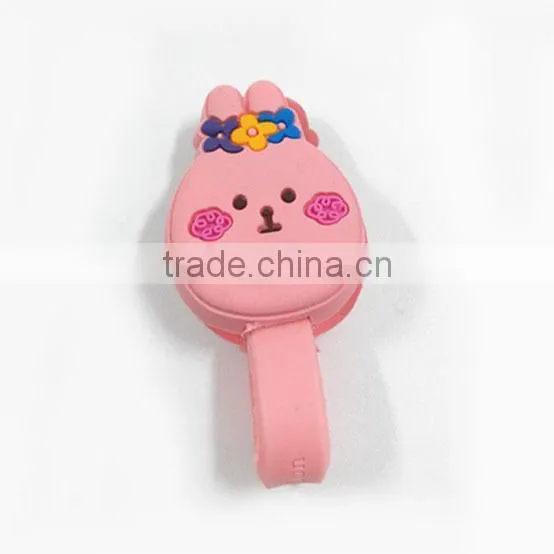 Cartoon Custom Shaped Cute Rubber Headphones Cable Winder photo-4