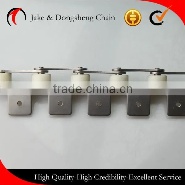 Industrail Plastic Large Rollers Chain With Single Hole Attachments Double Pitch Stainless Steel Transmission Conveyor Chains photo-3