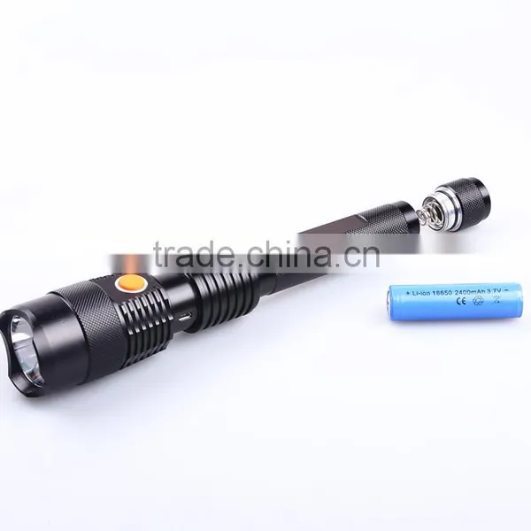 1300LM Super Bright XM-L2 U2 Most Powerful Aluminum Zoom Tactical LED Torch Flashlight photo-3