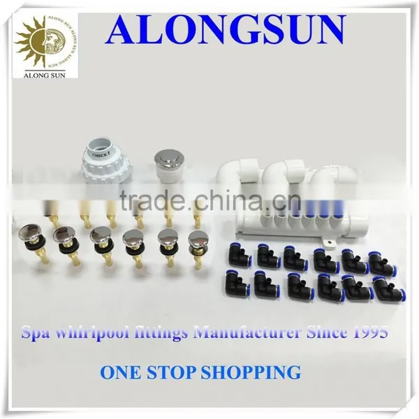 ALONGSUN Whirlpool Air Bubble Massage Kit