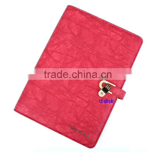 Plaro Fashion Originality U Disk Buckle Diary Battery Charge Notebook photo-3