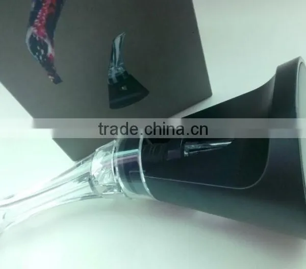 Acrylic Disposable Wine Magic Decanter Wine Aerator Pourer With Stand photo-5