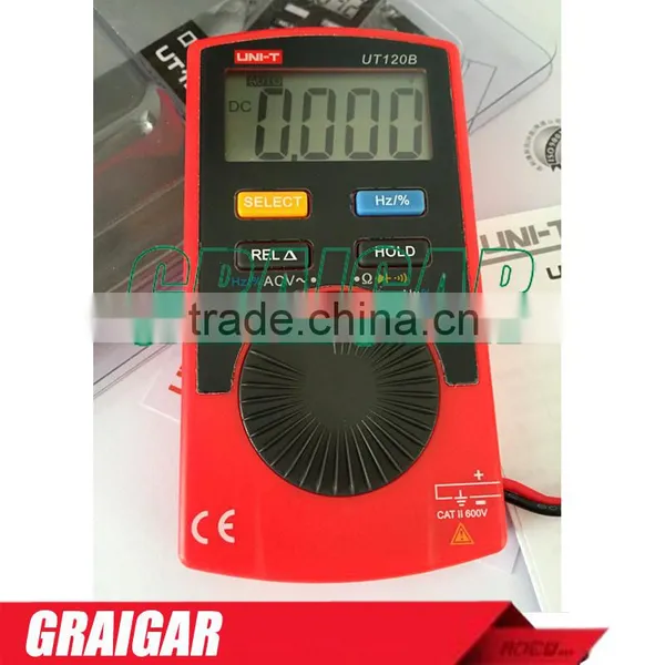 Pocket Size Type Digital Multimeters UNI-T UT120B Super Slim Meter Handheld Digital Multimeters Mini Digital ac dc Voltmeter photo-2