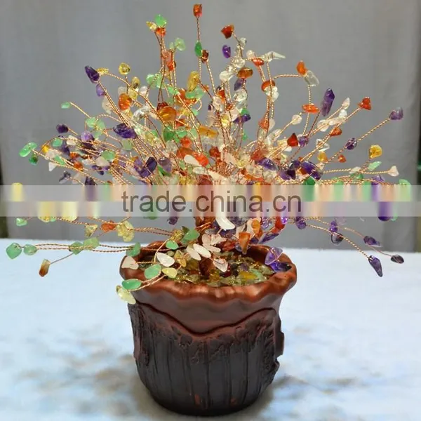 Gemstone Tree for Sale,semi Precious Stone Tree photo-2