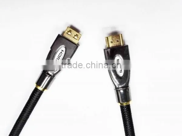 5M BLACK Metal Housing HDMI CABLE With Nylon Net photo-3