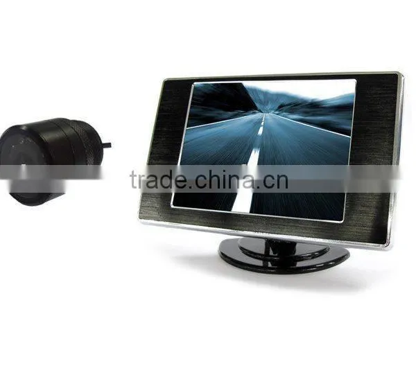 Car rearview system #p35110 3.5 inch rearview mirror TFT LCD monitor with night view camera.