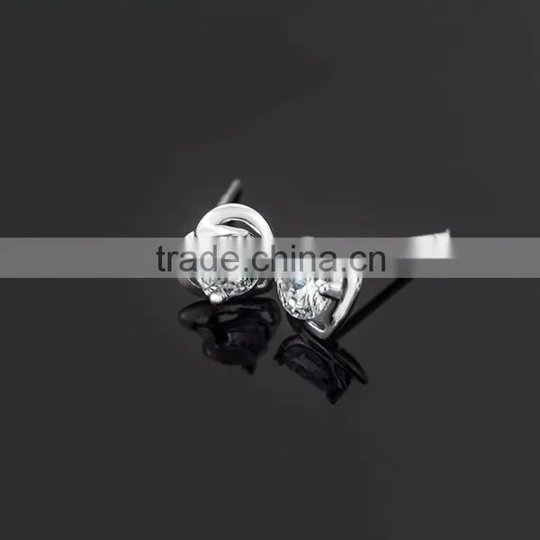 2015 Fashion Earring , Hot Colorful Heart Earring Stud Earring photo-5