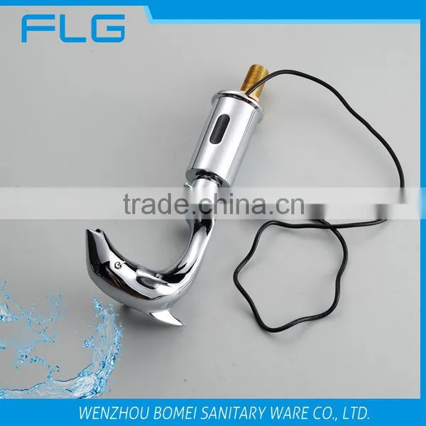 FLG8139 China Supplier Dolphin Chrome Automatic Sensor Faucet photo-4