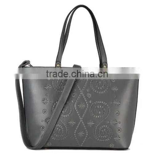 Fashion Ladies Embroideried Pu Handbag photo-4