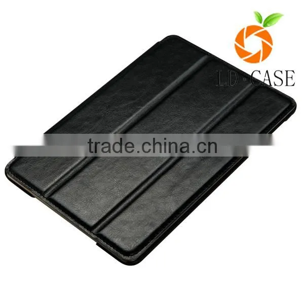 Business Style Leather Flip Cover Auto Wake/ Sleep Smart Case for Ipad Air photo-4