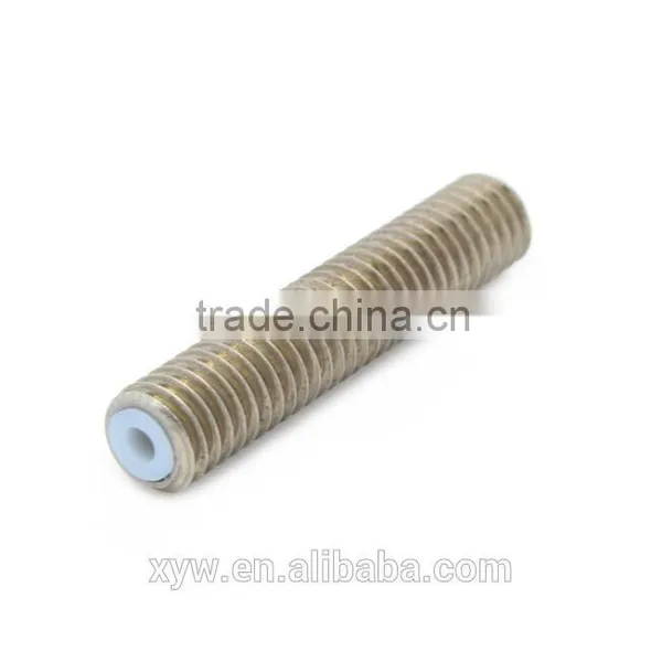 3D Printer Throat For Makerbot 1.75mm Filament Stainless Steel With Teflon PTFE Tube M6*30mm photo-3