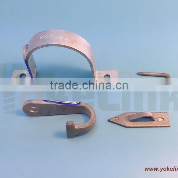 2 Hole Mounting Cable Guard Strap for Riser Pole Hardware photo-4