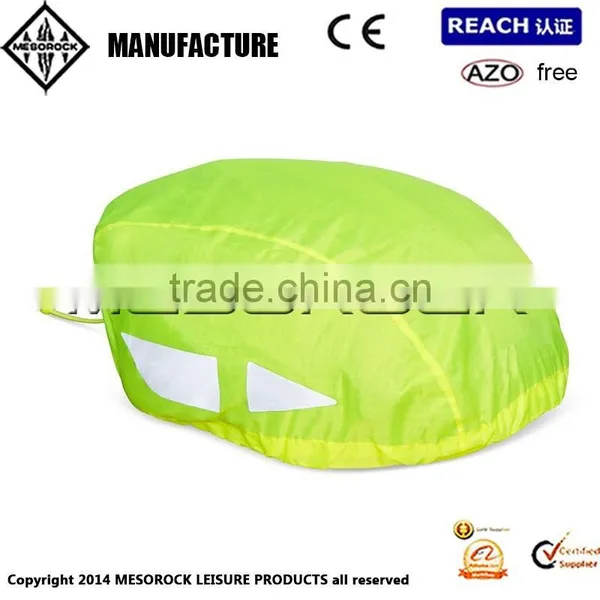 High Visibility Hi Vis Reflective Waterproof Bike Bicycle Cycle Helmet Rain Cover photo-3