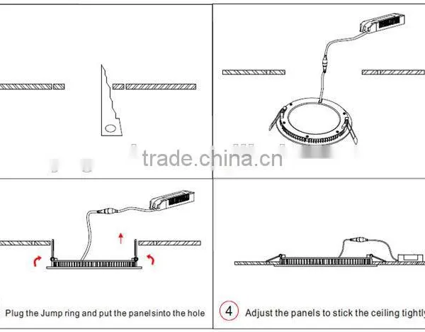 Round High Lumen 7w/9w/10w/18w 24w Led Panel Light / Led Light Panel photo-6