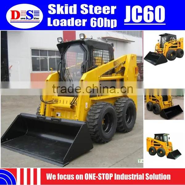 850kg Hot Sale Small Skid Steer Loader 60hp JC60 Skid Steer Attachments photo-2