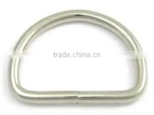 Small Steel Wire Weld D Ring photo-3