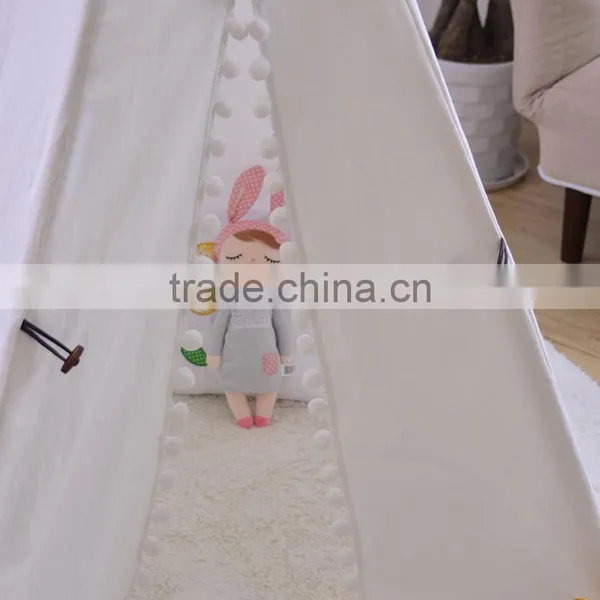 Canvas Material and Soft Toy Style Indoor Children Play Kids Tipi Tent photo-5