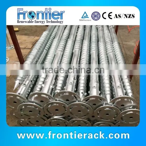 2016 Low Price Dipped Galvanized Ground Screw photo-3