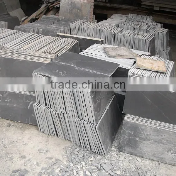 Black Slate Floor Tile 30*30 Low Price Natural Split photo-6
