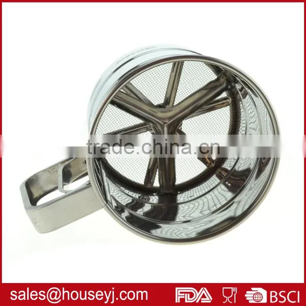 Home Baking Tool Stainless Steel Flour Sifter Powder Sifter Shakers photo-4