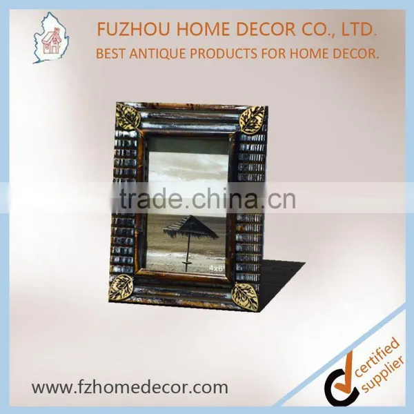Wooden Photo Frame With Bamboo and Hemp Rope photo-5