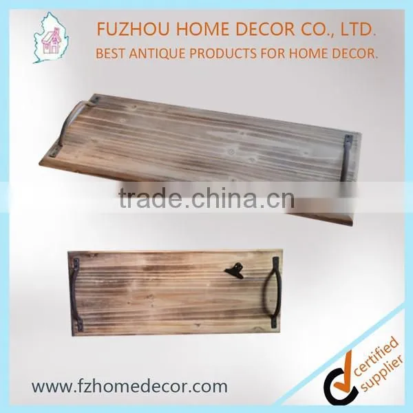 Hot Sales!! New Arrival Distressed Wood Storage Box Wooden Serving Trays photo-3