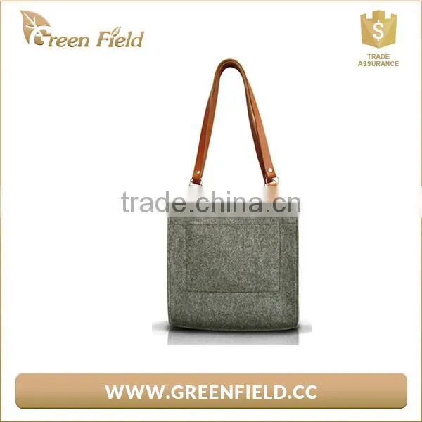 Felt Shopping Bag, Small Tote Felt Shopping Bag photo-2