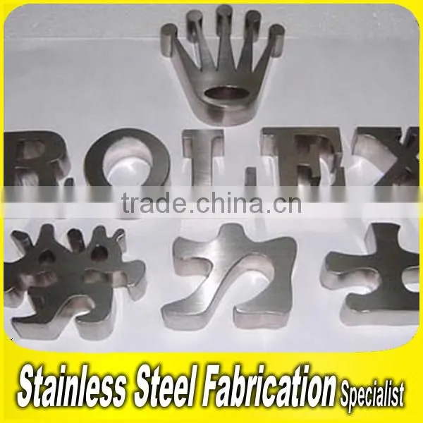 Advertising Stainless Steel Sign Laser Cut Metal Sign photo-2