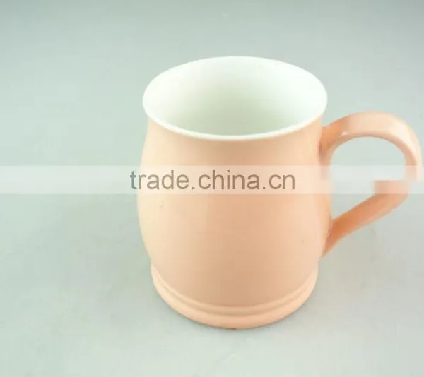 Good Quality 480ml Cermaic Coffee Mug, Hot Sale Drum Shaped Color Mug With Cheap Price photo-3