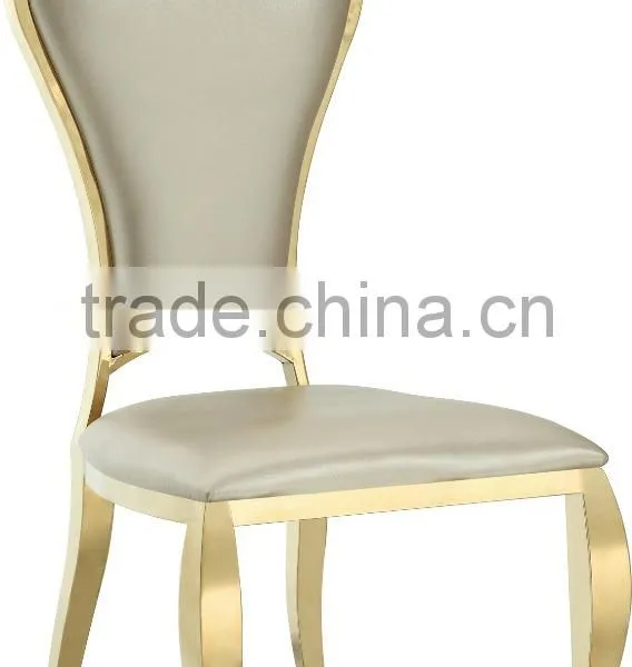 Luxury High Quality New Design Stainless Steel Dinning Chairs A02-2G photo-3