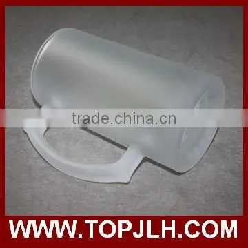 Custom Logo Printed Beer Cup Blank Frosted Glass Mug photo-2