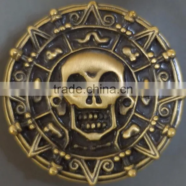 Custom Collection Ancient Coin Skull Medallion photo-2