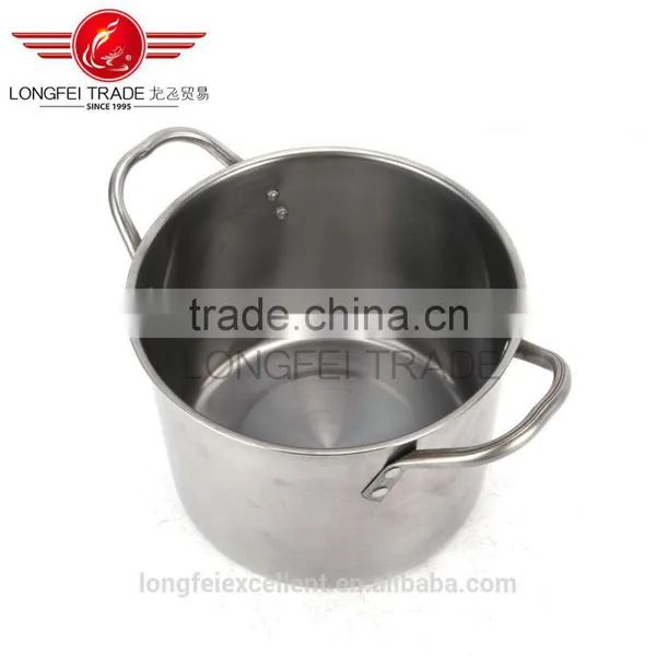 Factory Stocked Wholesale Stainless Steel Soup Boilling Pot Set/cooking Pot Set photo-5