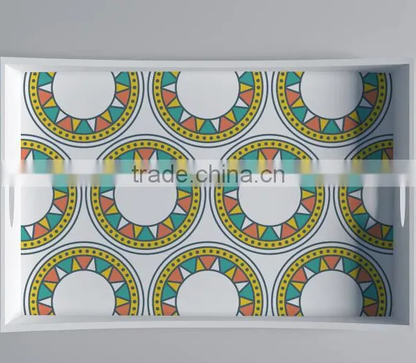 New Design Rectangular Custom Wooden Serving Tray photo-3