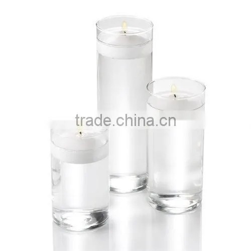 Simple Candleholders Glass Cylinder Vase For Home Decor photo-2