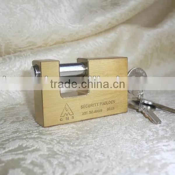 Rectangular Brass Padlock