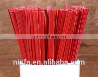 Colorful Plastic Bread Bag Closure Twist Tie photo-3
