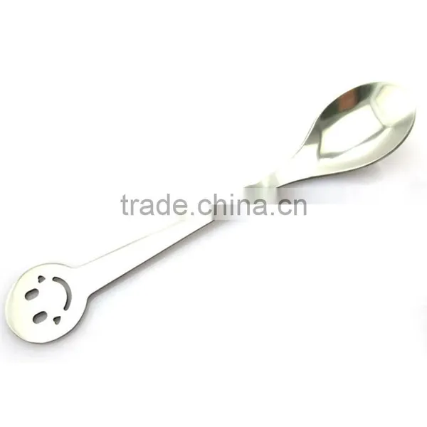 Hot New Products 2016 Melamine Spoon,smile Face Stainless Steel 410 Spoon photo-3