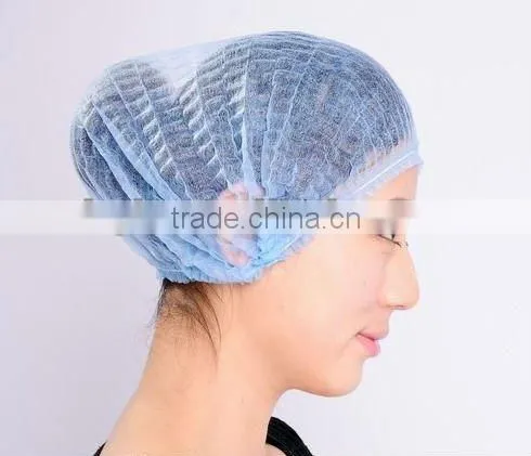 Colorful Medical Disposable Bouffant Cap/nurse Cap/mob Cap/clip Cap photo-4