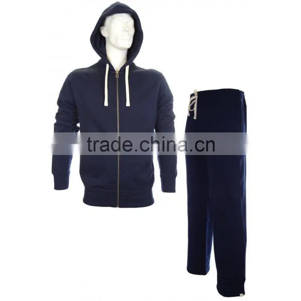 MENS Full Zip Brushed Warm Fleece Tracksuit Mens ,men's Sports Fleece Tracksuit photo-4