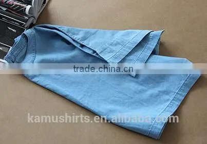 Fashion Lady Denim Tops Jean Blouse Shirts for Woman photo-3