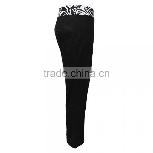 Latest Design Breathable 3/4 Length Office Wear Pants Women photo-3