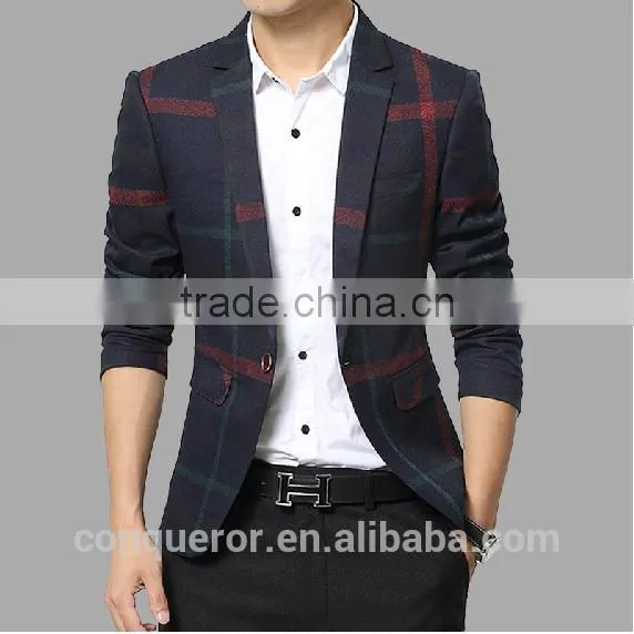Grid Window Pane Man Suit.BSPL0631 photo-2