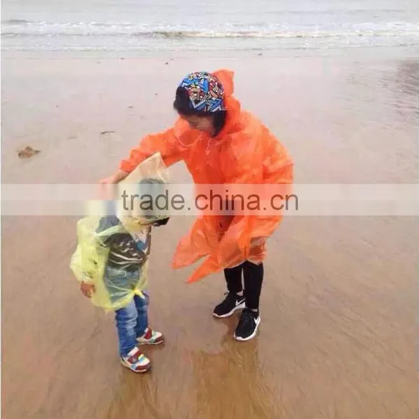 PE Raincoat Poncho With Different Colors photo-4