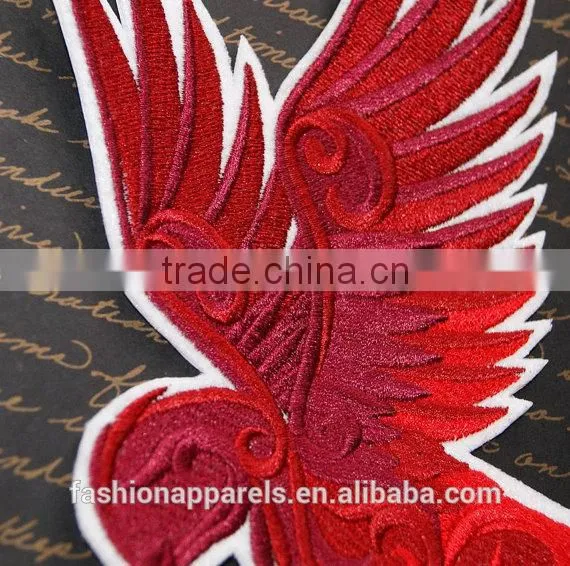Custom High Quality Embroidered Creative Bird Patch for Clothes Embroidery Patch Made in China Choose Size/color photo-3