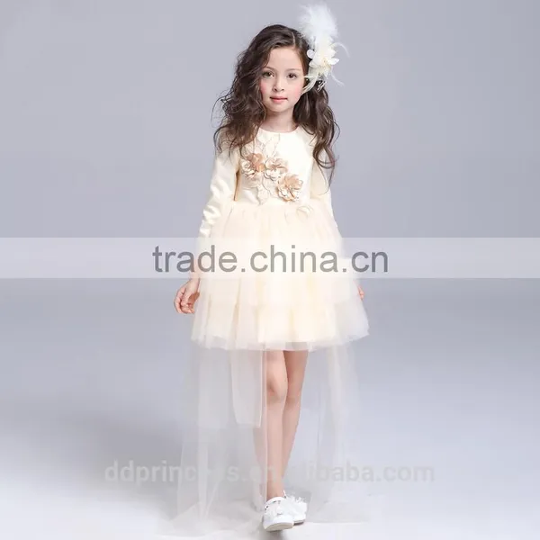 Fancy Dress Competition Children Baby Girl Frock Fancy Smoking Dress for Kids photo-2