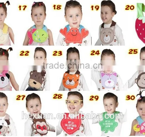 61 Designs,cotton Baby Bibs, You Can Choose photo-2