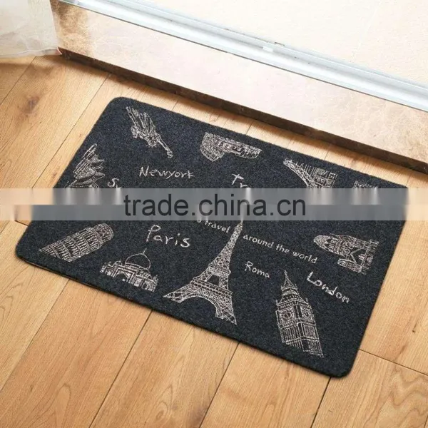 2016 Hot Sale Ultra Thin Non Slip Bath Home Mats Entrance Door Doormat Home Foyer Floor Mud Sucting Pads Modern Simple Mat photo-3