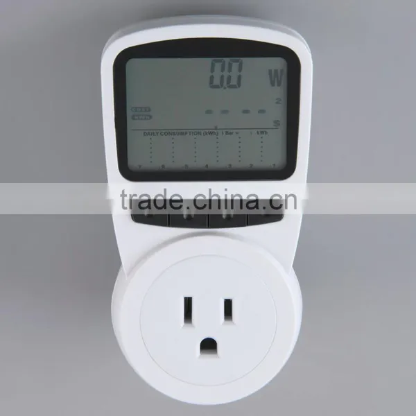 TS-1500 Electronic Energy Meter LCD Energy Monitor Plug-in Electricity Meter for US Plug Monitor photo-4