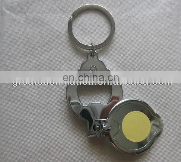 Metal Keyrings With Aluminum Sheet, Sublimation Printable photo-2